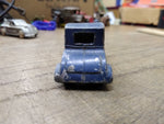 Vtg Tootsietoy Diecast 1928 Ford Model A Coupe Steel Wheels Blue Needs 2 Wheels