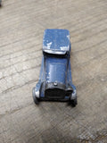 Vtg Tootsietoy Diecast 1928 Ford Model A Coupe Steel Wheels Blue Needs 2 Wheels