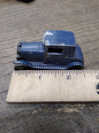 Vtg Tootsietoy Diecast 1928 Ford Model A Coupe Steel Wheels Blue Needs 2 Wheels