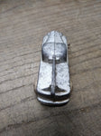 Vtg Barclay Towing Truck Wrecker Metal Slush Mold Toy Rubber Wheels 1930's