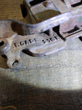 Vtg Arcade Cast Iron Stake Bed Truck #213 Steel Wheels Die Cast 5" Need 2 Wheels