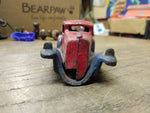 Vtg Hubley Take Apart Diecast Iron Pierce Coupe Blue Red Toy Car Parts Repair