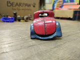 Vtg Hubley Take Apart Diecast Iron Pierce Coupe Blue Red Toy Car Parts Repair