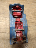 Vtg Hubley Take Apart Diecast Iron Pierce Coupe Blue Red Toy Car Parts Repair