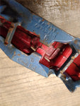 Vtg Hubley Take Apart Diecast Iron Pierce Coupe Blue Red Toy Car Parts Repair