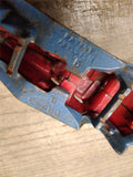 Vtg Hubley Take Apart Diecast Iron Pierce Coupe Blue Red Toy Car Parts Repair