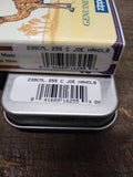 Vtg 1997 98 Zippo Lighter Counter Display 8 Camel Joe Lighters Tins Box Sealed!