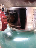 Vtg 1974 Coleman Green Camping Lantern Model 220H Gas Dual Mantel Pyrex Globe