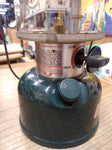 Vtg 1992 Coleman Green Camping Lantern Model 288A Gas Adjustable Dual Mantel
