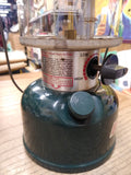 Vtg 1992 Coleman Green Camping Lantern Model 288A Gas Adjustable Dual Mantel