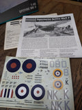 Vtg NOS MONOGRAM Spitfire MK II 1:48 Scale RAF Fighter Plane Plastic Model Kit