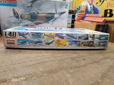 Vtg NOS ARII GRUMMAN F6F 3 Hellcat 1:48 Scale Fighter Plane Plastic Model Kit