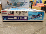 Vtg NOS ARII GRUMMAN F6F 3 Hellcat 1:48 Scale Fighter Plane Plastic Model Kit