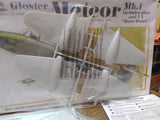 Vtg NOS AMT Gloster Meteor Mk.1 RAF Fighter Jet 1:48 Scale Plastic Model Kit