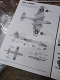 Vtg NOS AMT Gloster Meteor Mk.1 RAF Fighter Jet 1:48 Scale Plastic Model Kit