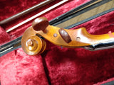 Vtg LARK Violin with Bow and Hard Case 19 inch 1/4 Size Student Model