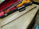 Vtg LARK Violin with Bow and Hard Case 19 inch 1/4 Size Student Model