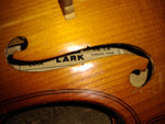 Vtg LARK Violin with Bow and Hard Case 19 inch 1/4 Size Student Model