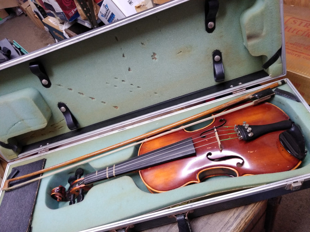 Vtg Antonius Stradivarius Violin Copy Faciebat Cremona 1713 1/2 W Germ –  cyclewarehouse.online