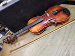 Vtg Antonius Stradivarius Violin Copy Faciebat Cremona 1713 1/2 W Germany w/Case