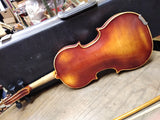 Vtg Antonius Stradivarius Violin Copy Faciebat Cremona 1713 1/2 W Germany w/Case