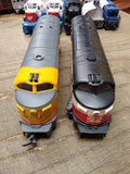 Vtg 2 Pc HO Scale AHM Diesel Locomotive Lot 1041 Union Pacific 370 New Haven