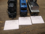 Vtg 3 Pc HO Scale Diesel Locomotive Lot Kato Lindberg Parts/Repair Lot