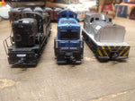 Vtg 3 Pc HO Scale Diesel Locomotive Lot Kato Lindberg Parts/Repair Lot