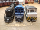 Vtg 3 Pc HO Scale Diesel Locomotive Lot Kato Lindberg Parts/Repair Lot