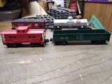 Vtg American Flyer Chicago Northwestern Train Set Steam Engine Tender Cars Boxes
