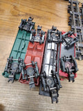 Vtg American Flyer Chicago Northwestern Train Set Steam Engine Tender Cars Boxes