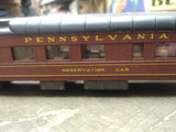 Vtg 6 Pc Rivarossi HO Scale PRR Car Lot Observation US Mail 2x Dining 2x Pullman