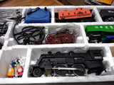 Vtg O27 Gauge Lionel Black River Train Set Steam Engine Tender 5 Cars Box Works+