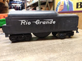 Vtg O27 Gauge Lionel Black River Train Set Steam Engine Tender 5 Cars Box Works+