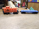 Vtg O27 Gauge Lionel Black River Train Set Steam Engine Tender 5 Cars Box Works+