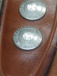 Galco RH Holster #248 & Double Magazine SCL22 Shoulder Holster Tan Leather Nice!