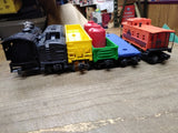 Vtg O27 Gauge Lionel Black River Train Set Steam Engine Tender 5 Cars Box Works+