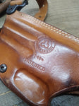 Galco RH Holster #248 & Double Magazine SCL22 Shoulder Holster Tan Leather Nice!