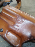 Galco RH Holster #248 & Double Magazine SCL22 Shoulder Holster Tan Leather Nice!