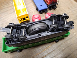 Vtg O27 Gauge Lionel Black River Train Set Steam Engine Tender 5 Cars Box Works+