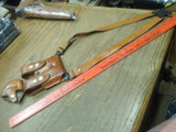 Galco RH Holster #248 & Double Magazine SCL22 Shoulder Holster Tan Leather Nice!