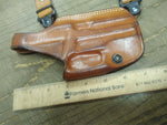 Galco RH Holster #248 & Double Magazine SCL22 Shoulder Holster Tan Leather Nice!
