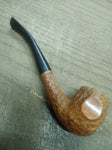 Vtg Kaywoodie Super Grain Bent Rustic Smoking Tobacco Pipe w/3 Hole Stinger!