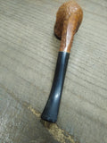 Vtg Kaywoodie Super Grain Bent Rustic Smoking Tobacco Pipe w/3 Hole Stinger!