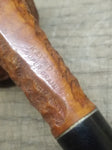 Vtg Kaywoodie Super Grain Bent Rustic Smoking Tobacco Pipe w/3 Hole Stinger!