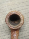Vtg Kaywoodie Super Grain Bent Rustic Smoking Tobacco Pipe w/3 Hole Stinger!