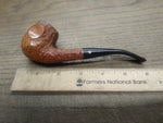 Vtg Kaywoodie Super Grain Bent Rustic Smoking Tobacco Pipe w/3 Hole Stinger!