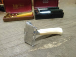 Vtg 1950's Gem Featherweight Single Edge Safety Razor Plastic Handle Made In USA