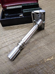Vtg Gem Micromatic Clog Pruf Single Edge Safety Razor Blade Banks Bakelite Case!