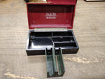 Vtg Gem Micromatic Clog Pruf Single Edge Safety Razor Blade Banks Bakelite Case!